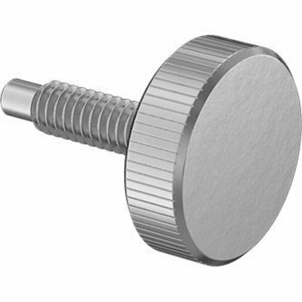 Bsc Preferred Stainless Steel Knurled-Head Extended-Tip Thumb Screw 1/4-20 Thread Size 1 Long 93015A214